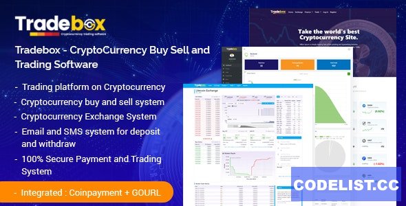 Tradebox v6.3 – CryptoCurrency Buy Sell and Trading Software – nulled